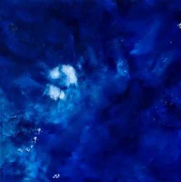 Pittura intitolato "Entre ciel et mer 1…" da Maryline Payssé, Opera d'arte originale, Acrilico