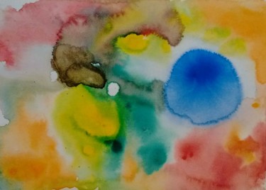 Peinture intitulée "A 16" par Maryline Payssé, Œuvre d'art originale, Aquarelle