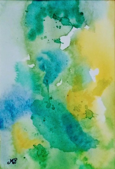 Painting titled "A 29" by Maryline Payssé, Original Artwork, Watercolor