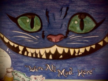 Disegno intitolato "We're all mad here" da Marya97, Opera d'arte originale, Altro