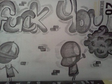 Drawing titled "Fuck You" by Marya97, Original Artwork, Other