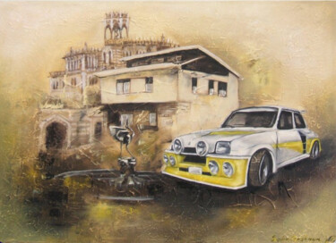 Malarstwo zatytułowany „Renault 5 maxi” autorstwa Maryna Sakalouskaya, Oryginalna praca, Olej