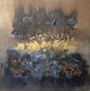 Pittura intitolato "Città" da Maryna Sakalouskaya, Opera d'arte originale, Olio