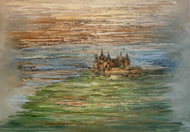 Painting titled "Burg Hohenzollern A…" by Maryna Shefer, Original Artwork, Oil