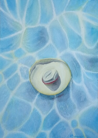 Картина под названием "Sea weekend" - Maryna Voitenko, Подлинное произведение искусства, Акварель