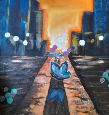 Pittura intitolato "Urban Original Art" da Maryna Yasar, Opera d'arte originale, Acrilico
