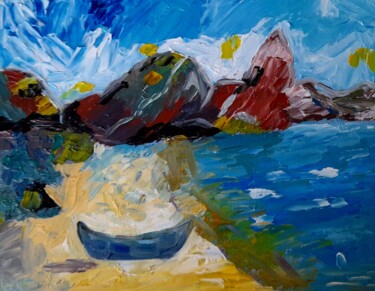 Painting titled "Galapagos Islands O…" by Maryna Yasar, Original Artwork, Oil