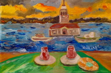 Painting titled "Original Oil Painti…" by Maryna Yasar, Original Artwork, Oil