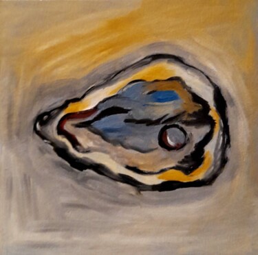 Pittura intitolato "Oyster Oil Painting" da Maryna Yasar, Opera d'arte originale, Olio