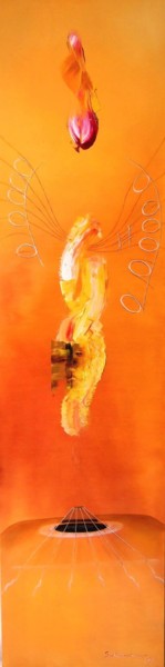 AM-E Pittura intitolato "AM-E" da Maryna Sakalouskaya, Opera d'arte originale, Olio