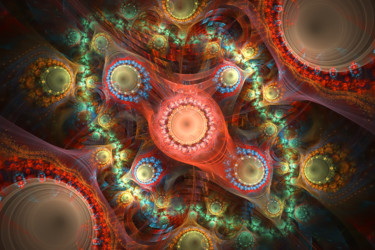 Цифровое искусство под названием "flower-2033.jpg" - Mary Raven, Подлинное произведение искусства, 3D моделирование