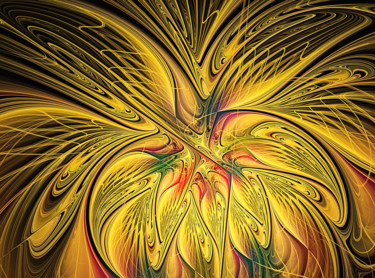 Arts numériques intitulée "The Firebird.jpg" par Mary Raven, Œuvre d'art originale, Travail numérique 2D