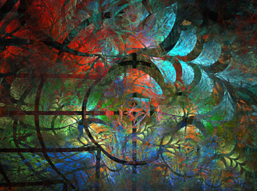 Digitale Kunst getiteld "Seasons.jpg" door Mary Raven, Origineel Kunstwerk, 3D-modellering