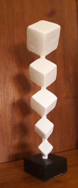 Скульптура под названием "équilibre" - Maryse Billaud, Подлинное произведение искусства, Глина
