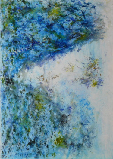 Painting titled "Savoir" by Maryse Chauvin, Original Artwork, Pigments