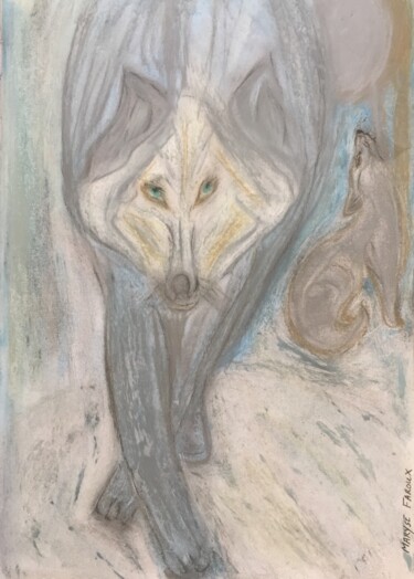 Peinture intitulée "Metamorphosis Clair" par Maryse Faroux, Œuvre d'art originale, Pastel