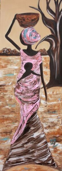 Peinture intitulée "africa 5" par Maryse Naudon, Œuvre d'art originale