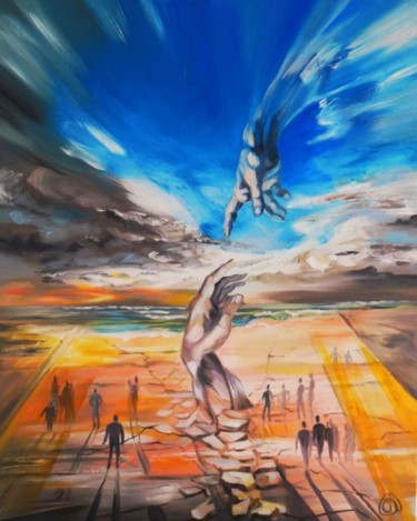Peinture intitulée "transcendance.jpg" par Maryserres, Œuvre d'art originale