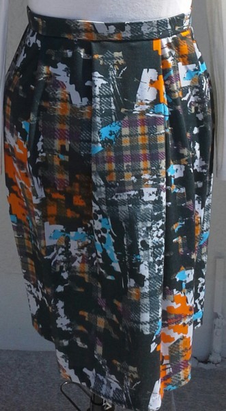 纺织艺术 标题为“Jupe jersey” 由Maryse Tisnés, 原创艺术品, 布