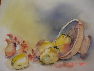 Painting titled "POT DE CONFITURE" by Maryse Tisnés, Original Artwork