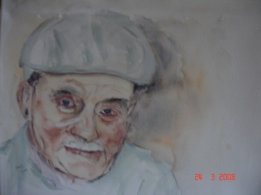 Peinture intitulée "PAPI JEAN" par Maryse Tisnés, Œuvre d'art originale