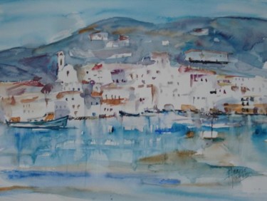 Painting titled "Cadaques 2" by Maryse Tisnés, Original Artwork, Other
