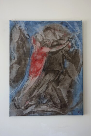 Peinture intitulée "figure 2" par Maryvonne Deligny (MLD), Œuvre d'art originale, Acrylique