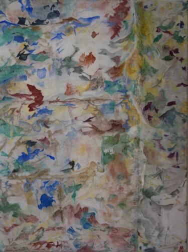 Peinture intitulée "marée Basse" par Maryvonne Deligny (MLD), Œuvre d'art originale, Acrylique