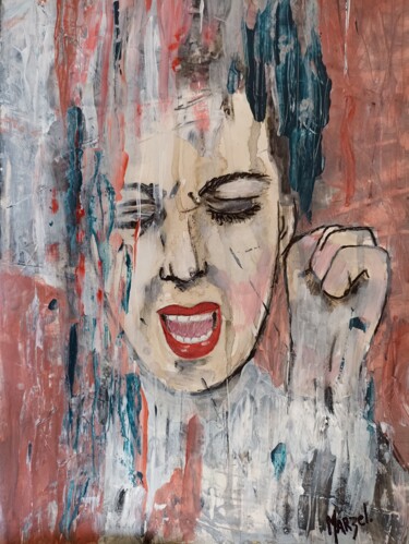 Peinture intitulée "Résiste !" par Marzel, Œuvre d'art originale, Acrylique
