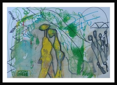 Картина под названием "Condivisione" - Marzia Schenetti, Подлинное произведение искусства, Акварель