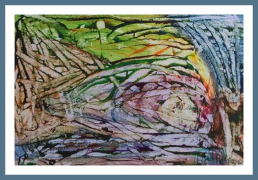 Pittura intitolato "Sotto le foglie - S…" da Marzia Schenetti, Opera d'arte originale, Acrilico