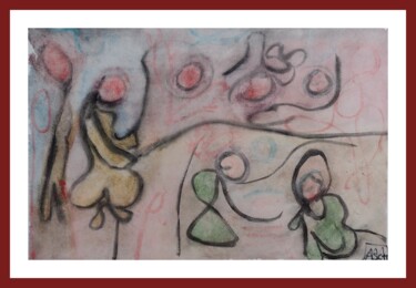 Pittura intitolato "Serie Diversità - 2" da Marzia Schenetti, Opera d'arte originale, Acquarello