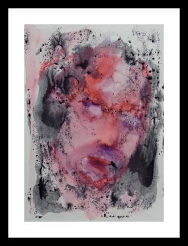 Painting titled "Irrisolto - Serie M…" by Marzia Schenetti, Original Artwork, Watercolor