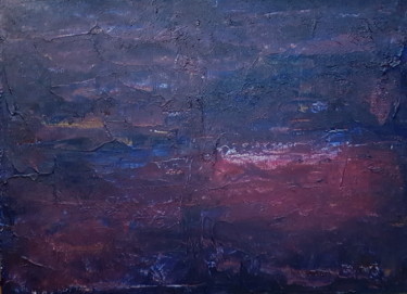 Peinture intitulée "Crépuscule" par Masako, Œuvre d'art originale, Acrylique