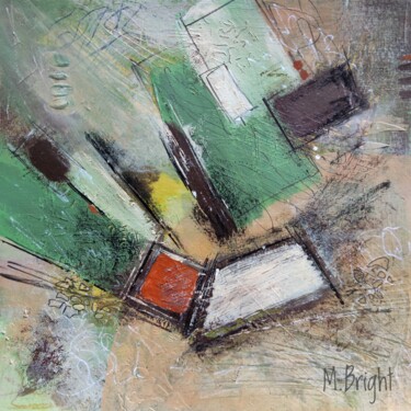 Картина под названием "Abstraction 2" - Masha Bright, Подлинное произведение искусства, Акрил