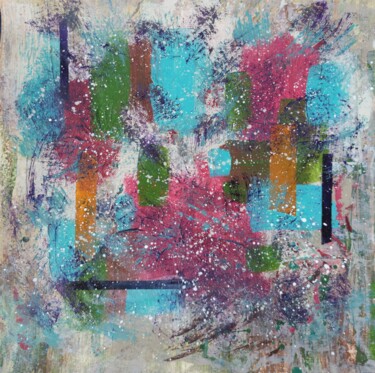 Pittura intitolato "Abstraction 8" da Masha Bright, Opera d'arte originale, Acrilico