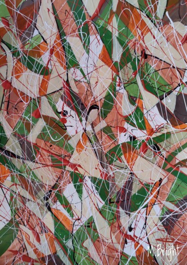 Malerei mit dem Titel "Abstraction 32" von Masha Bright, Original-Kunstwerk, Acryl