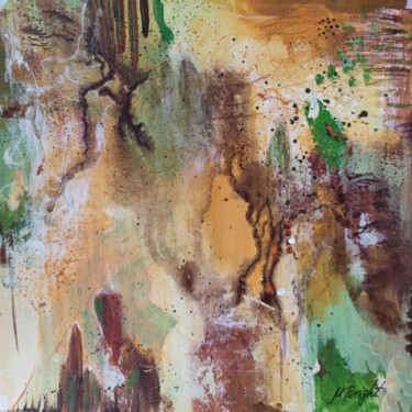 Pittura intitolato "Abstraction 52 "Fre…" da Masha Bright, Opera d'arte originale, Acrilico