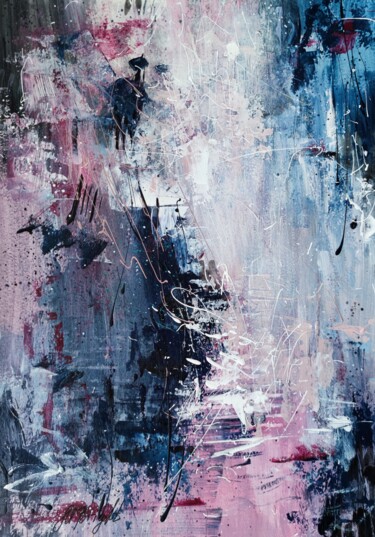 Peinture intitulée "Abstraction 61" par Masha Bright, Œuvre d'art originale, Acrylique