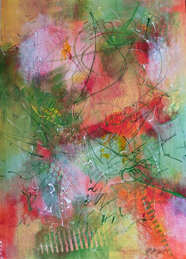 Malerei mit dem Titel "Abstraction 67" von Masha Bright, Original-Kunstwerk, Acryl
