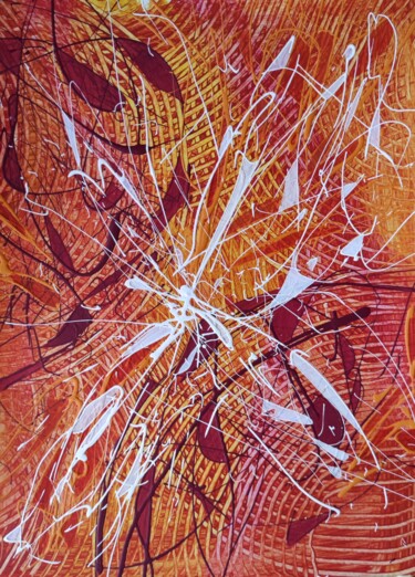 Pintura intitulada "Abstraction 36" por Masha Bright, Obras de arte originais, Acrílico