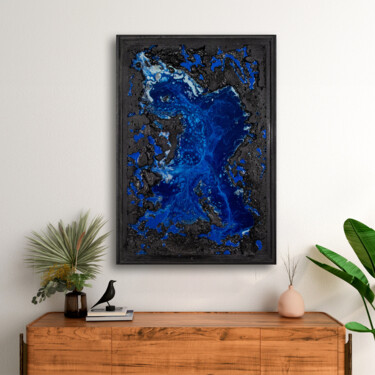 "Kabuk Mavi" başlıklı Tablo Masi̇Va Art Gallery tarafından, Orijinal sanat, Petrol
