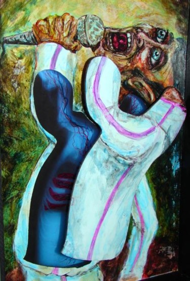 Painting titled "Elvis por dentro vi…" by M A S K O, Original Artwork