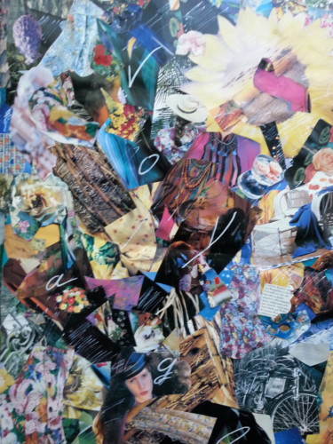 Collages intitulée "DUft" par Brigitte Anna Henny, Œuvre d'art originale