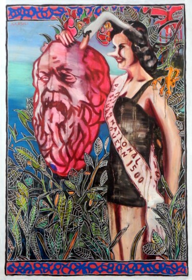 Schilderij getiteld "Esthétique socratiq…" door Mauricio Masoli, Origineel Kunstwerk, Olie