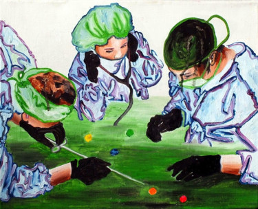 Peinture intitulée "Engnime Quantique 6…" par Mauricio Masoli, Œuvre d'art originale