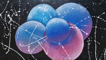 Malerei mit dem Titel "Meiosi" von Massimo D'Angelo, Original-Kunstwerk, Acryl