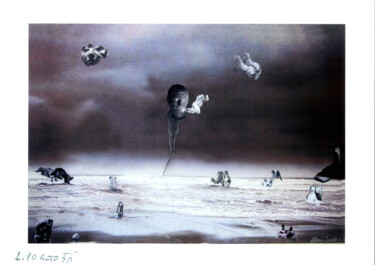 Коллажи под названием "Mythos" - Massimo Fedele, Подлинное произведение искусства, Коллажи
