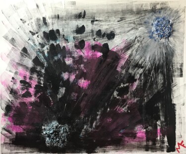Painting titled "Explosion" by Massimo Franceschetto, Original Artwork, Acrylic