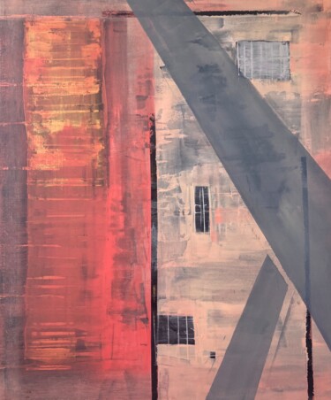 Malerei mit dem Titel "Urban" von Massimo Franceschetto, Original-Kunstwerk, Acryl